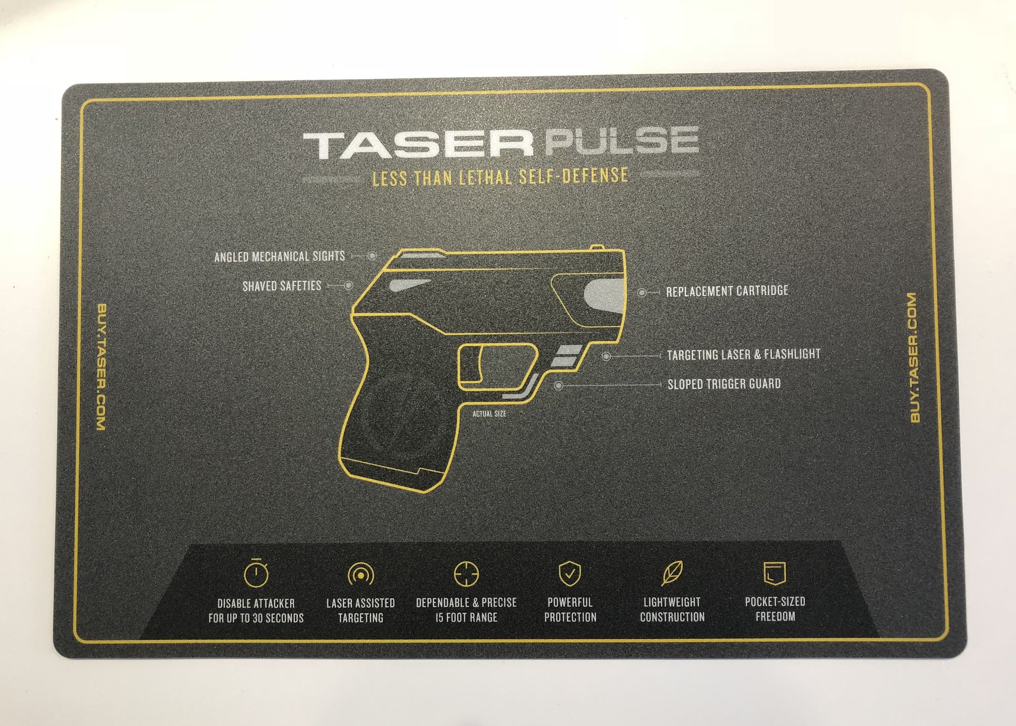 TASER Pulse Counter Mat